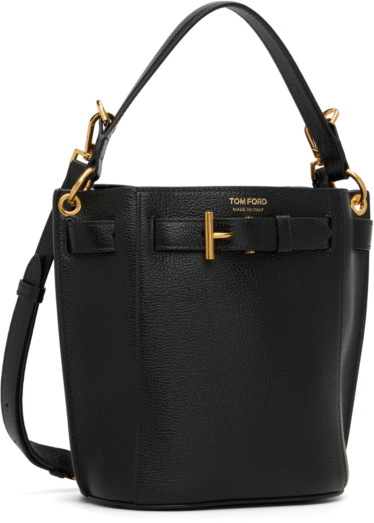 Дамска чанта Tom Ford Tom Ford Mini Audrey Grained Leather Bucket Bag Черно | S0481-LCL429X, 1