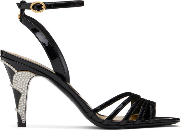 Valentino Garavani Ladycrush Patent Leather Heeled Sandals