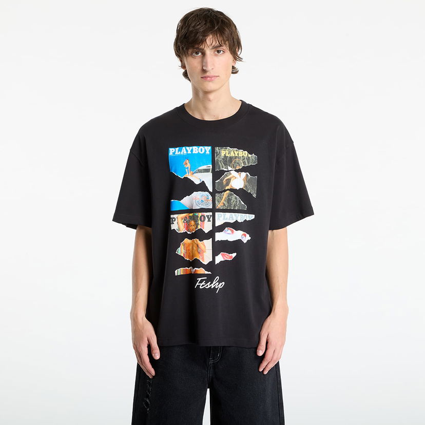 Тениска Footshop Playboy x FTSHP Covers Tee UNISEX Black Черно | FTSHP_526