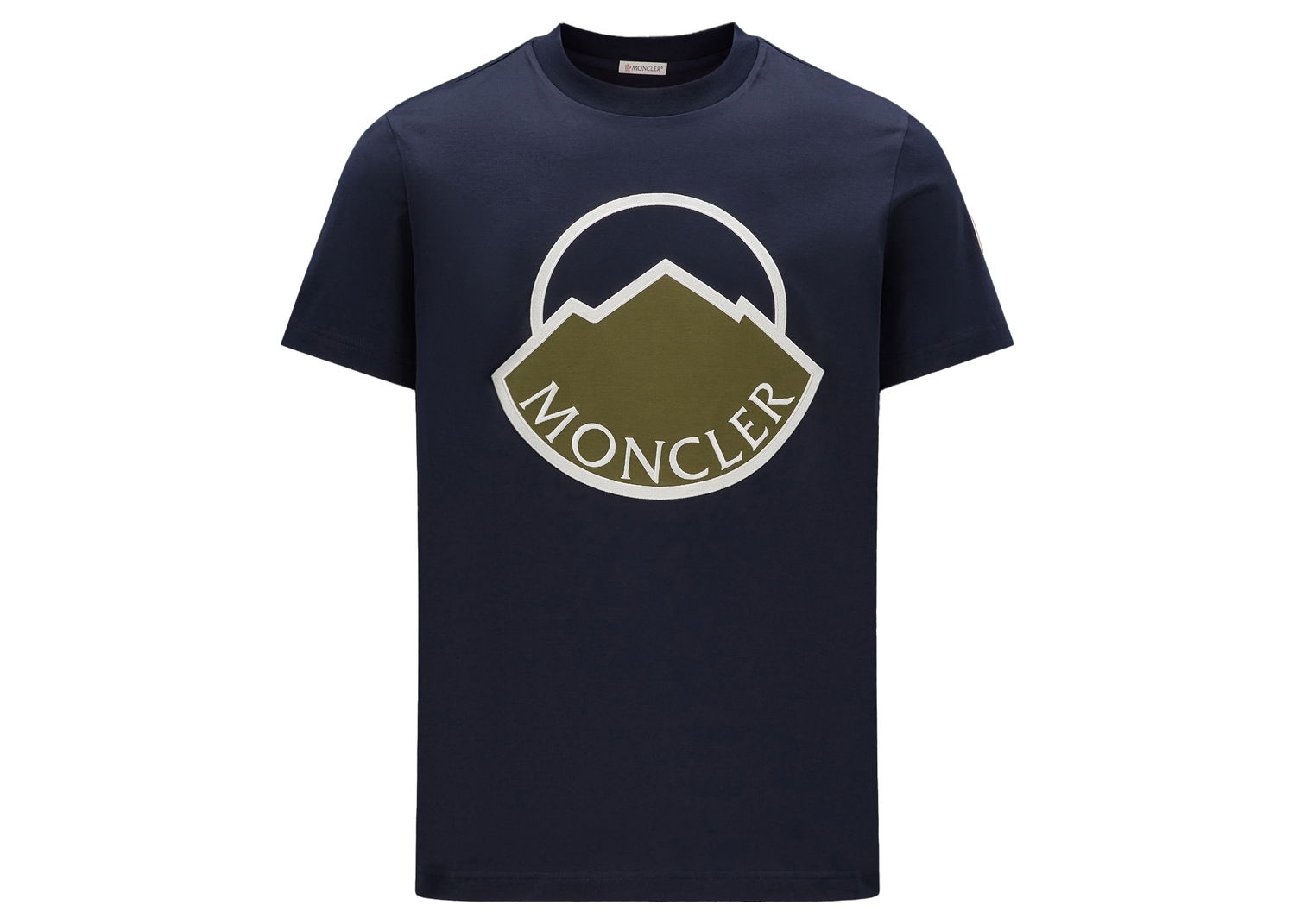 Тениска Moncler Mountain Logo T-shirt Тъмно синьо | I10918C000488390Y778, 0