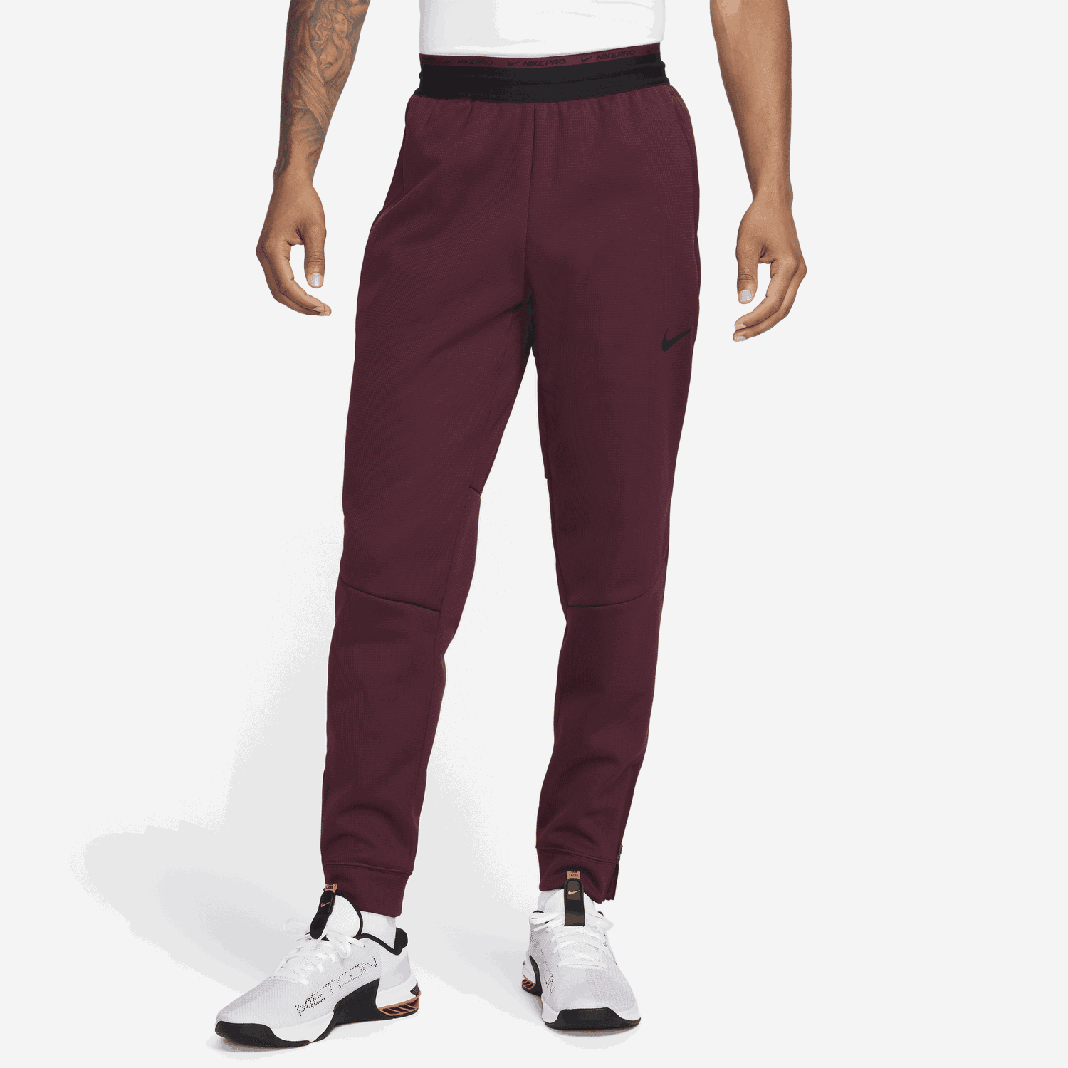 Спортни панталони Nike Therma Sphere Therma-FIT Fitness Trousers Бургунди | DD2122-681, 0
