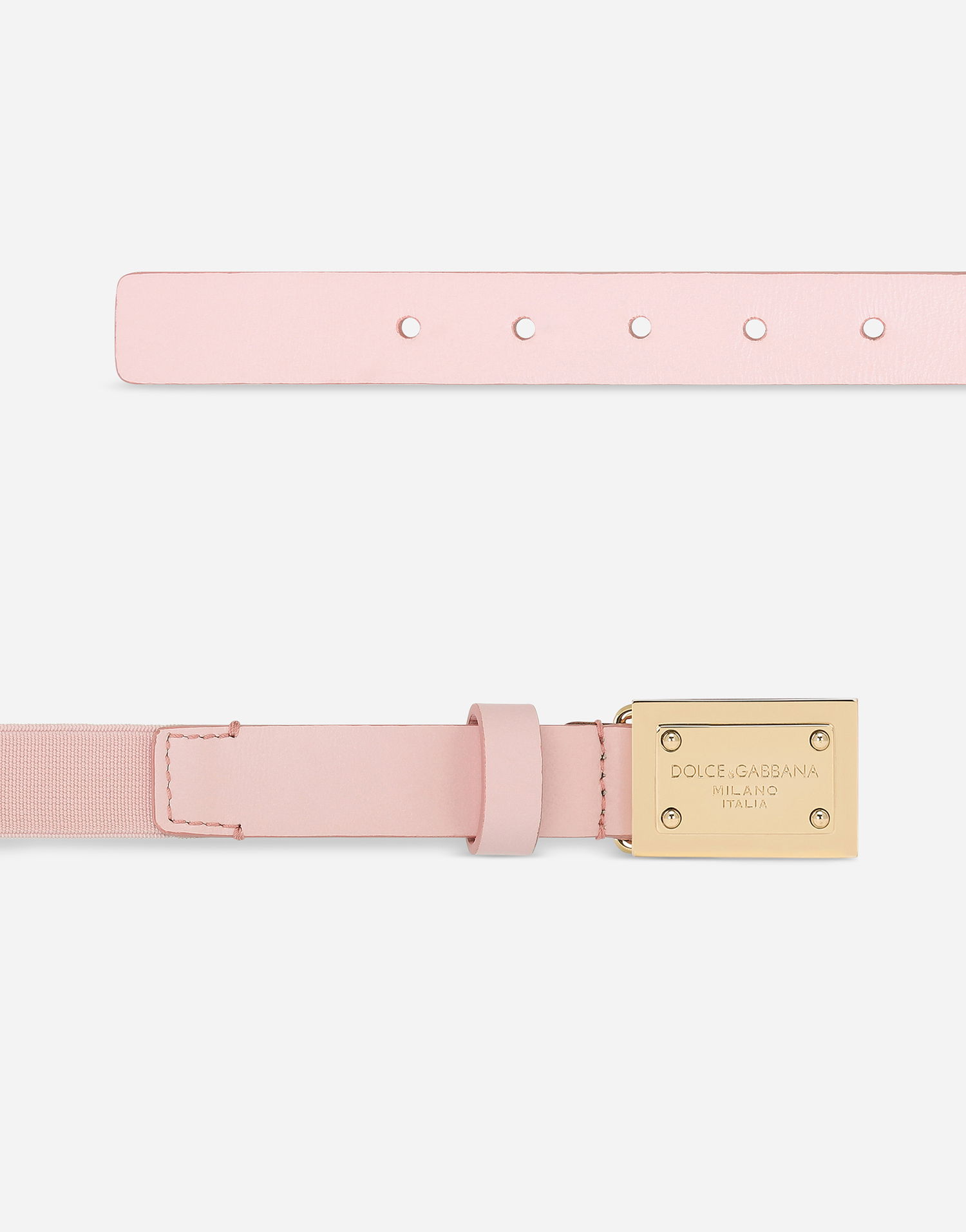 Колани Dolce & Gabbana Dolce & Gabbana Fabric Belt With Logo Tag Розово | EE0064AE27180416, 1