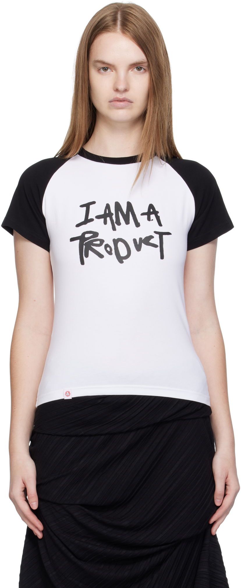 Тениска Charles Jeffrey Loverboy Charles Jeffrey LOVERBOY Graphic Baby Raglan T-Shirt Бяло | 52082001