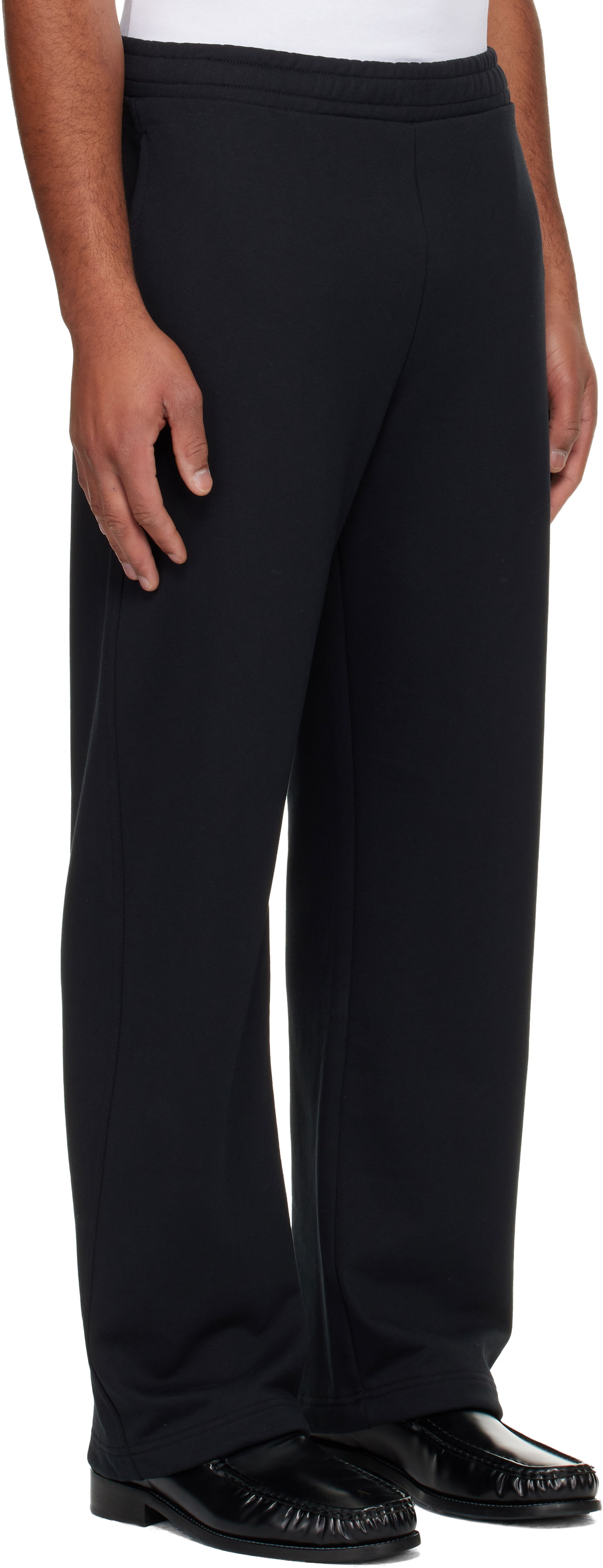 Спортни панталони Marine Serre Marine Serre Moon Logo Fleece Sweatpants Черно | UPA052BCJER0013, 1