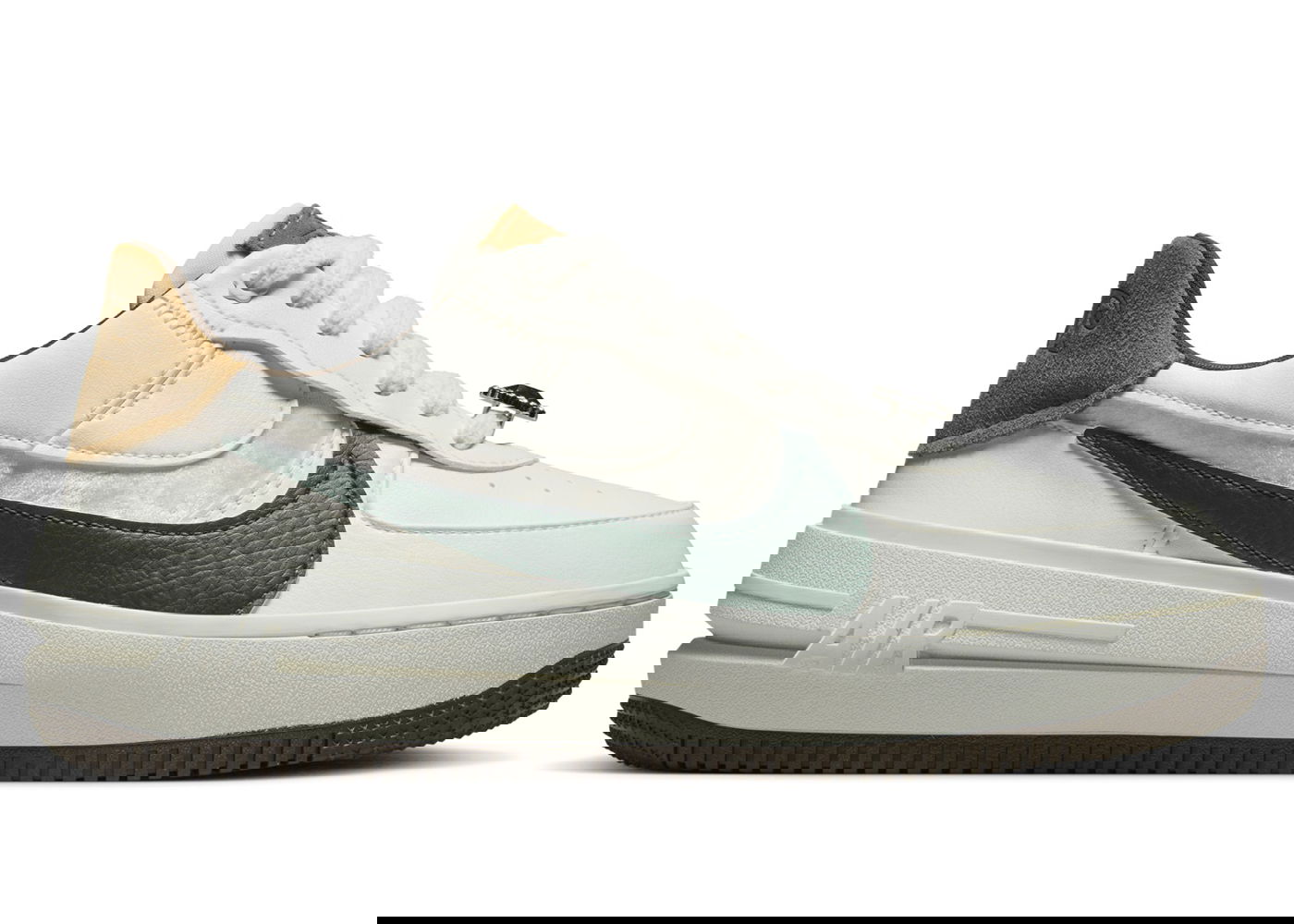 Кецове и обувки Nike Air Force 1 PLT.AF.ORM Sail Pro Green W Бяло | FB1856-131, 0
