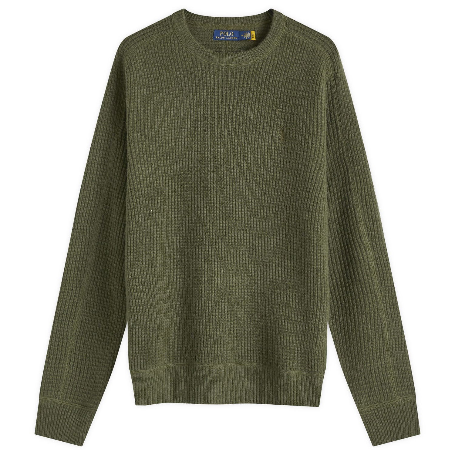 Пуловер Polo by Ralph Lauren Ralph Lauren Men's Waffle Knit Sweater, Large Зелено | 710956807001, 0