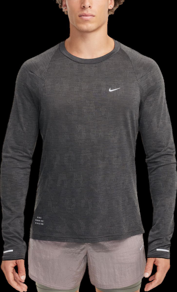 Тениска Nike Running Long Sleeve T-Shirt Сиво | fz1125-010