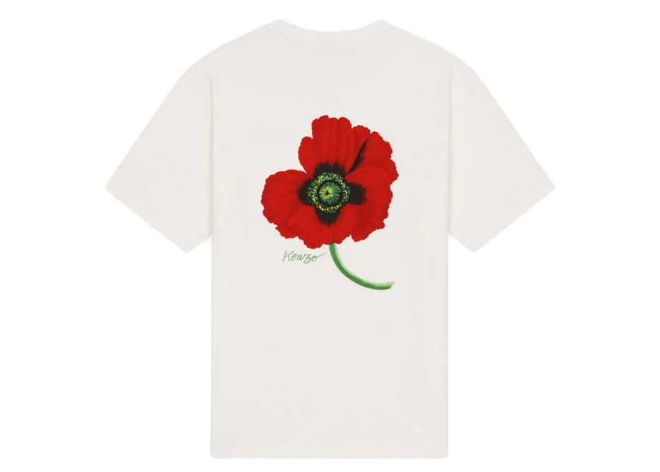 Тениска KENZO POPPY by Nigo T-Shirt Бяло | FC55TS227CSL OW, 0