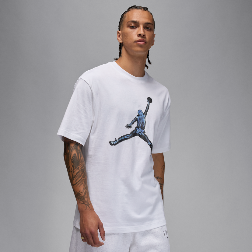 Тениска Jordan Skeleton Jumpman Graphic T-Shirt, Cotton Бяло | HQ8976-100