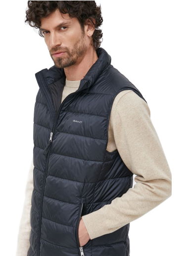 Жилетка GANT Light Down Gilet Тъмно синьо | 7006299