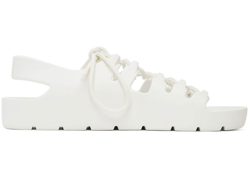 Кецове и обувки Bottega Veneta Jelly Sandal Бяло | 692006V11T09083, 0