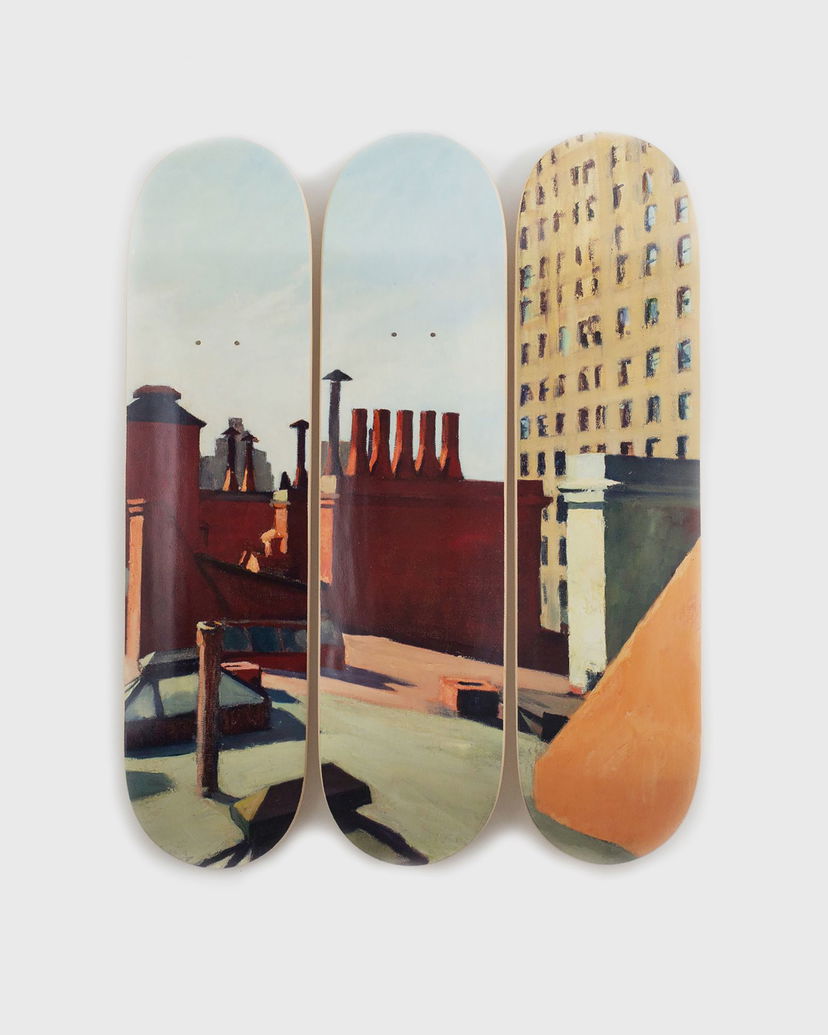 Flexstyle The Skateroom Edward Hopper City Roofs Deck Оранжево
 | 5407006113652