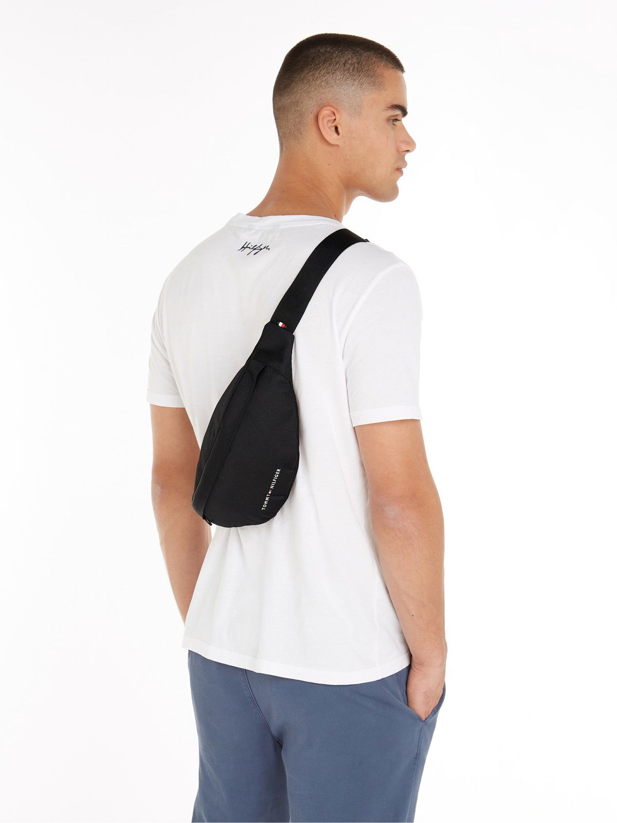 Чанта за кръста Tommy Hilfiger Black Waist Bag Черно | AM0AM12971BDS, 0