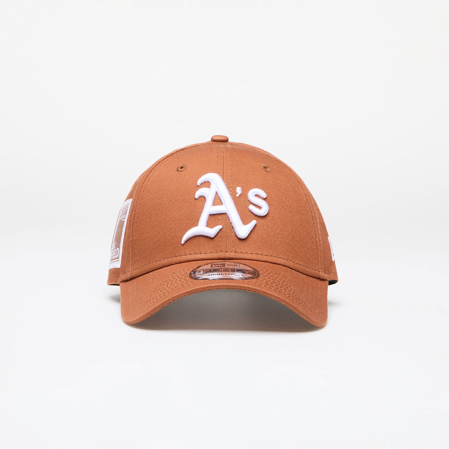 Шапка с козирка New Era Oakland Athletics MLB Side Patch 9FORTY Adjustable Cap Кафяво | 60435134, 0