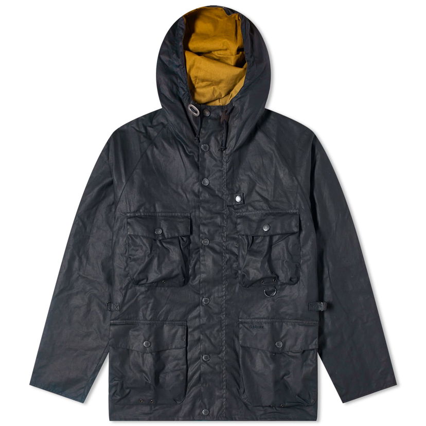 Парка Barbour Waxed Utility Jacket with Hood Черно | MWX2288NY92