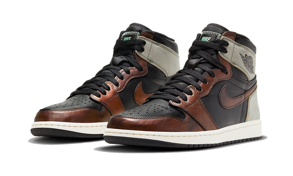 Кецове и обувки Jordan Air Jordan 1 Retro High OG "Patina" Кафяво | 555088-033, 1