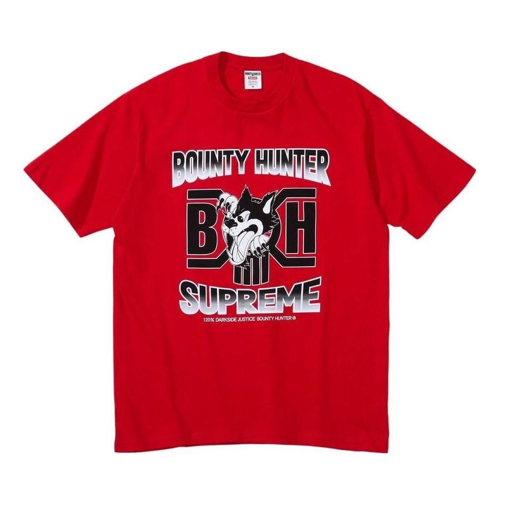 Тениска Supreme Bounty Hunter Wolf Graphic T-Shirt Червено | SUP-FW23-111, 0