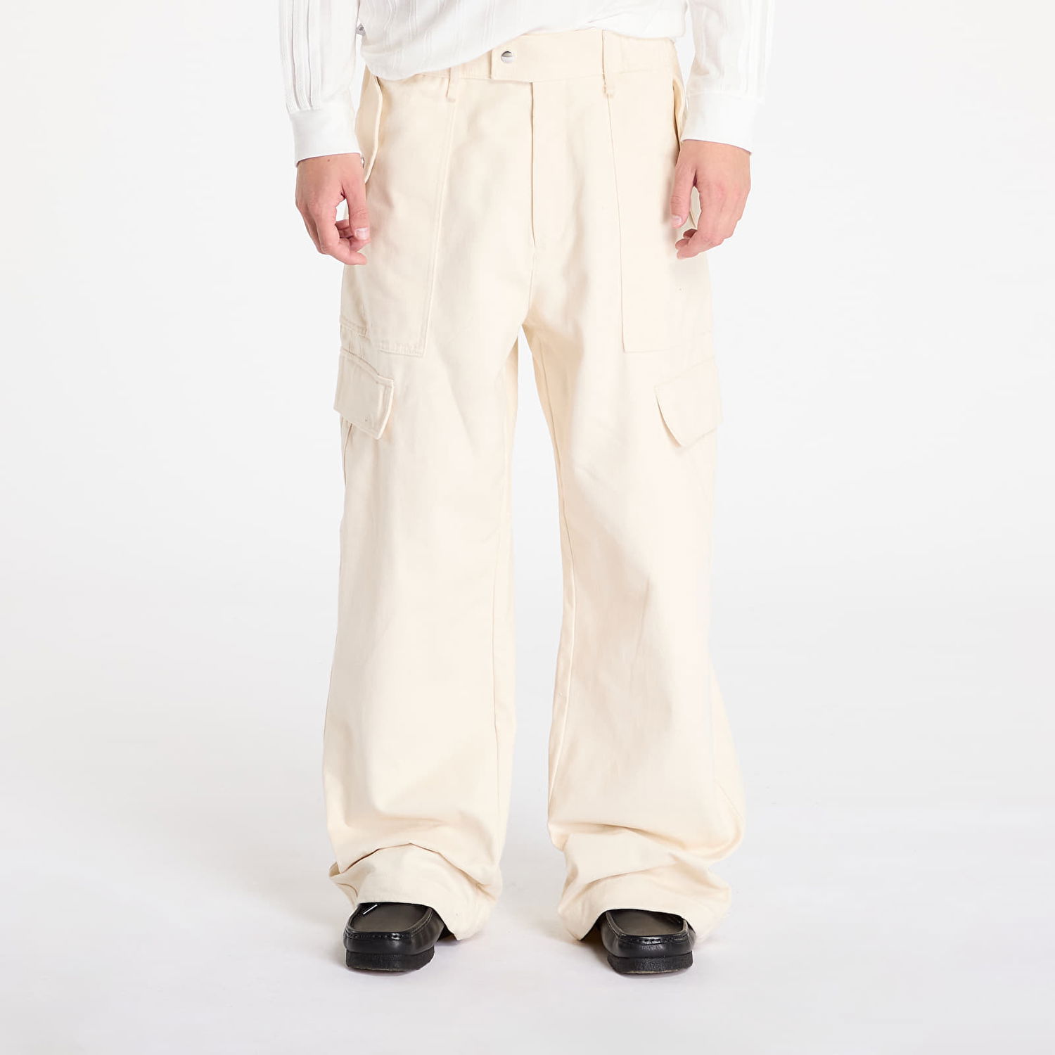 Карго панталони adidas Originals Wales Bonner x Cargo Pant Wonder Бежово | JE5973, 0
