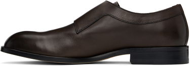 Облекло BOSS Leather Monkstraps with Flexible Sole Кафяво | 50536161, 2