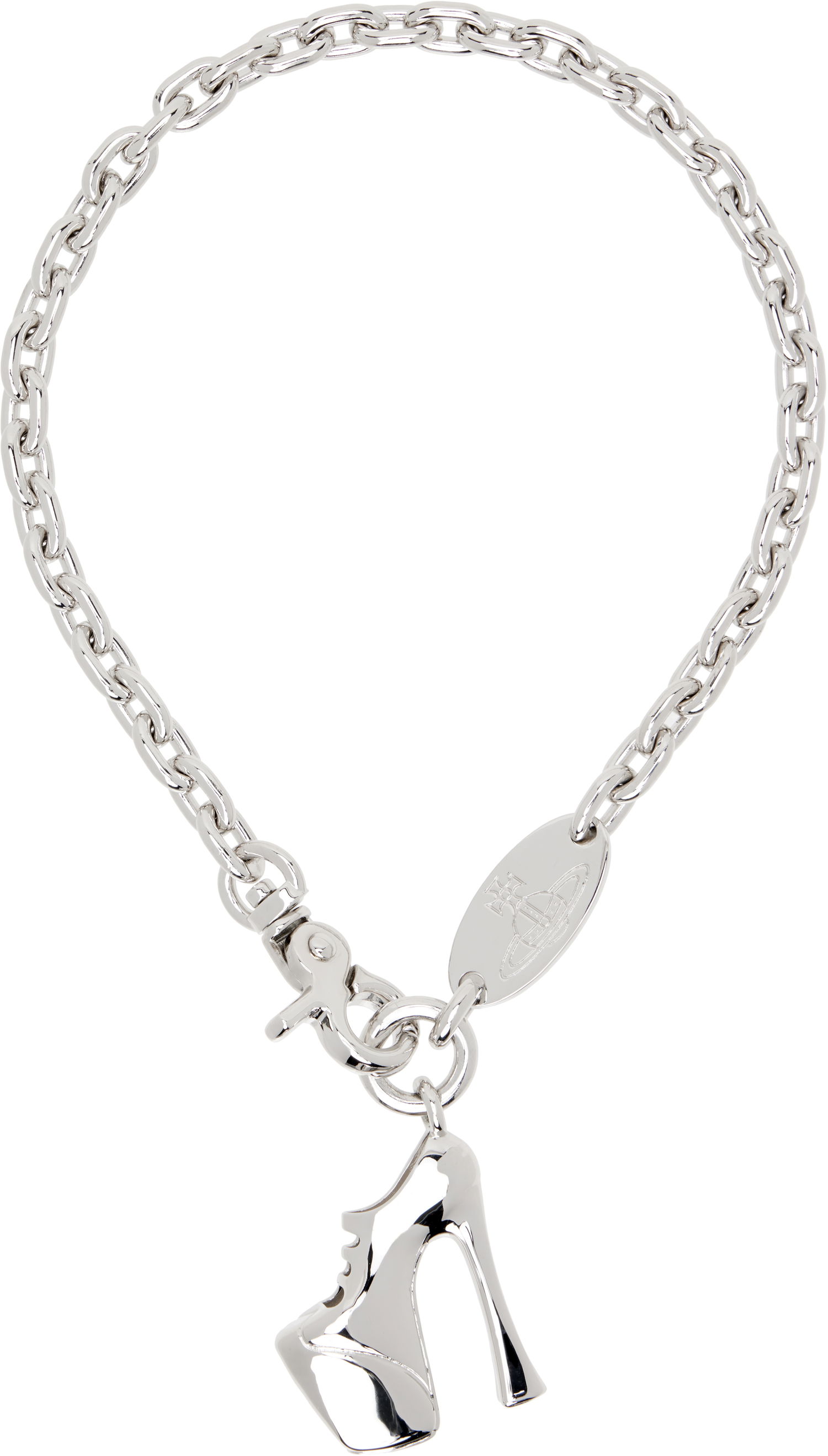 Колие Vivienne Westwood Vivienne Westwood Alienor Chain Shoe Pendant Necklace Металик | 6301013O-02P019-, 0