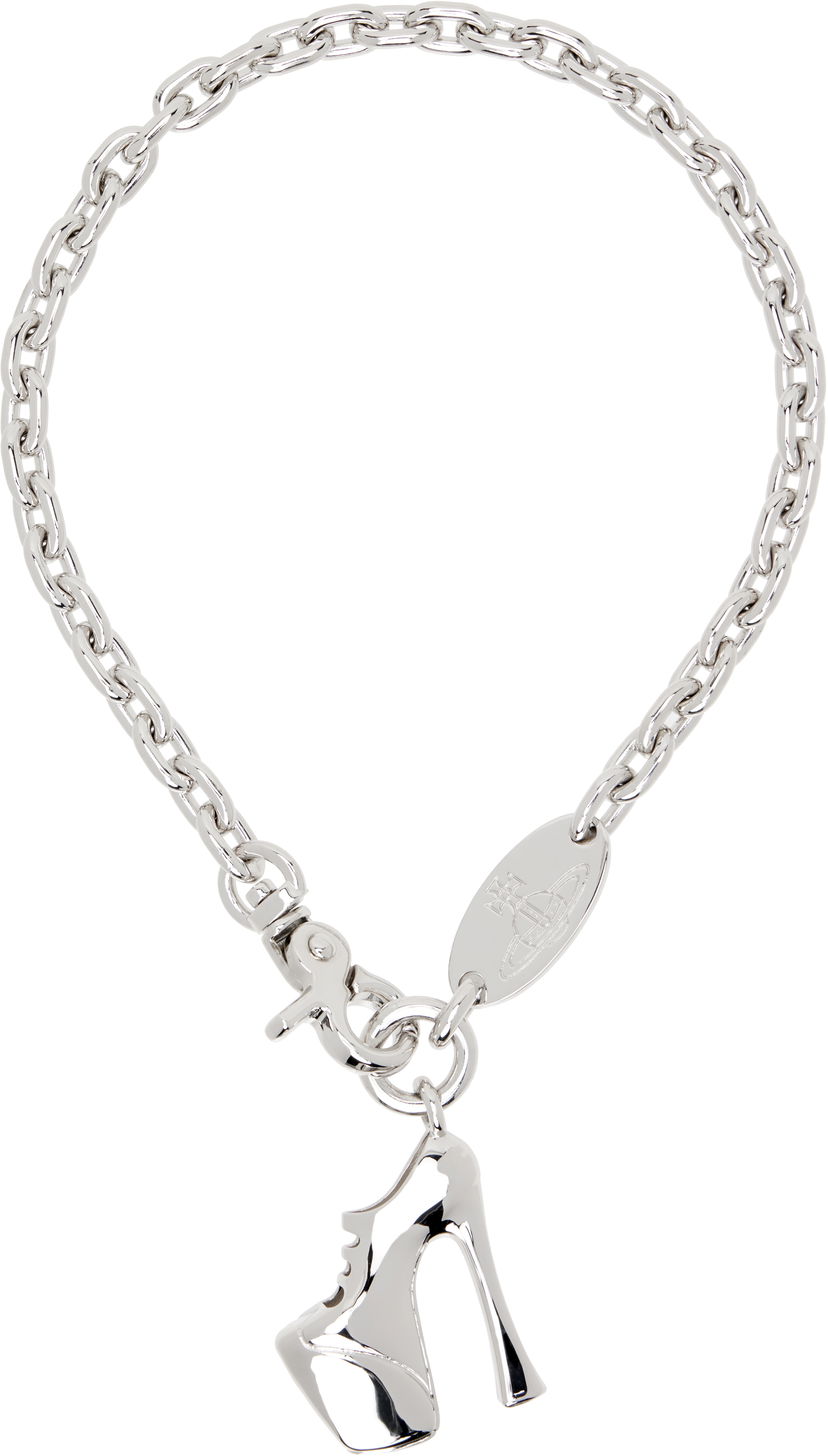 Колие Vivienne Westwood Vivienne Westwood Alienor Chain Shoe Pendant Necklace Металик | 6301013O-02P019-
