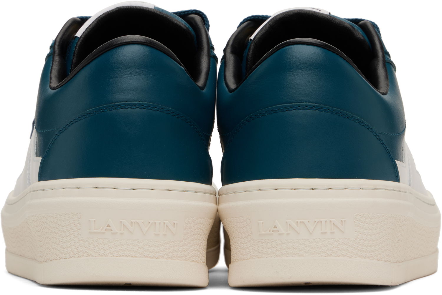 Кецове и обувки LANVIN Blue '' Cash Leather Sneakers Синьо | FU-SKLK09-NAPA-P25, 1