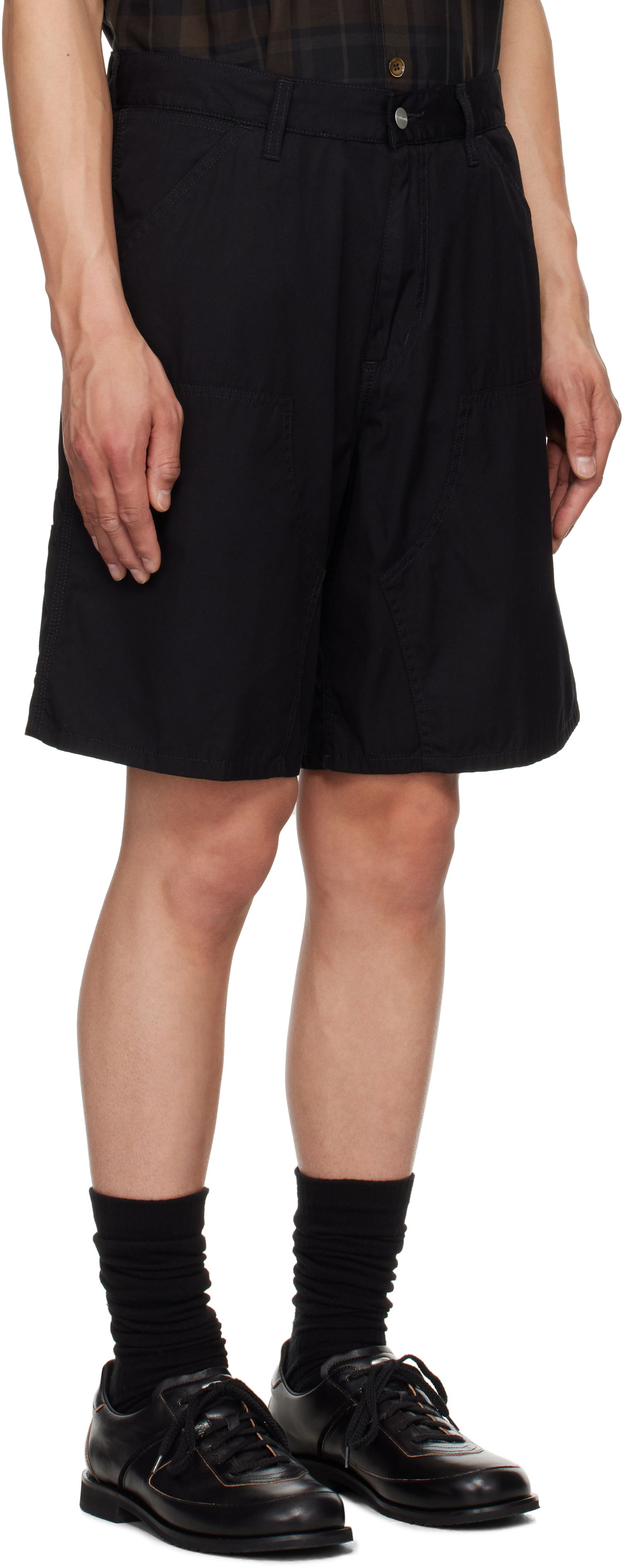 Къси панталони Carhartt WIP Double Knee Shorts Черно | I034794, 1