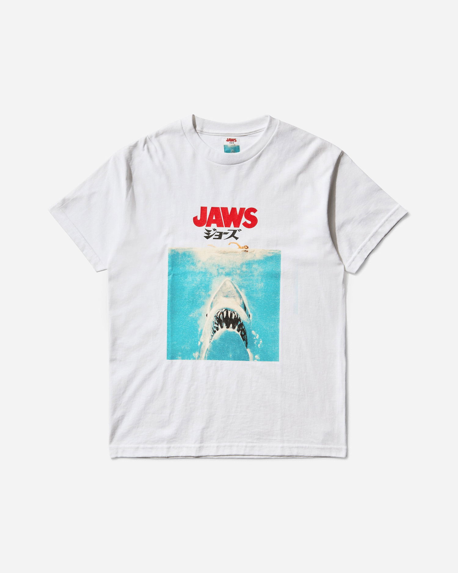 Тениска WACKO MARIA Jaws T-Shirt Бяло | JAWS-WM-TEE01 WHITE, 1