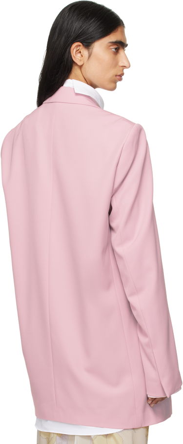 Палта Dries Van Noten Dries Van Noten Wool Double-Breasted Blazer Розово | 242-010406-9146, 2