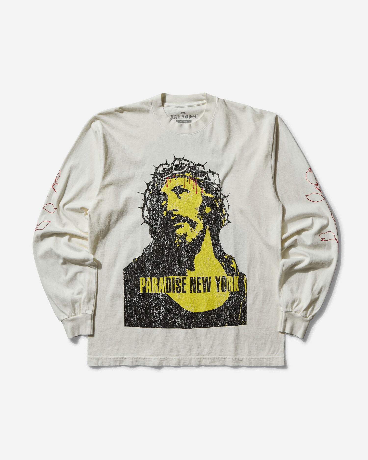Тениска PARADIS3 Kill Your Idols Graphic Longsleeve T-Shirt Бежово | PAKILLYOURLS 1, 0