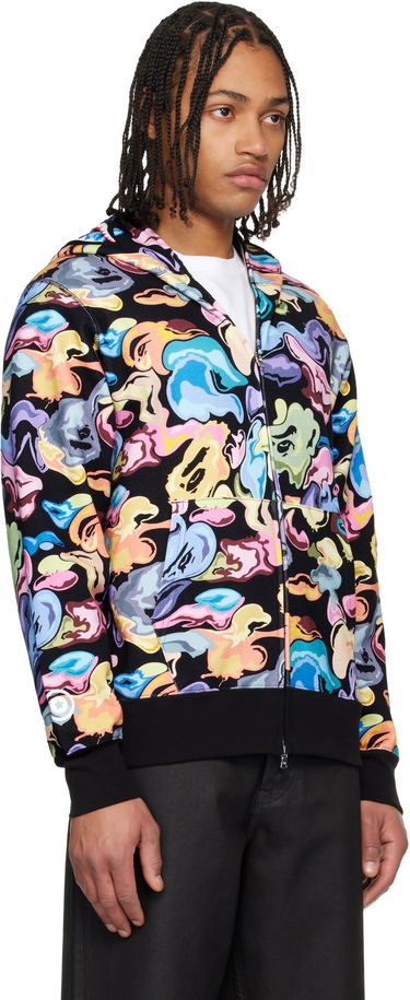 Суитчър BAPE Art Camo Shark Full Zip Hoodie Многоцветен | 001ZPL801301M, 4