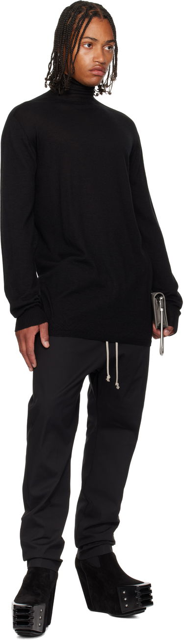 Пуловер Rick Owens Rick Owens Concordians Oversized Turtleneck Sweater Черно | RU02E1626 WS, 3