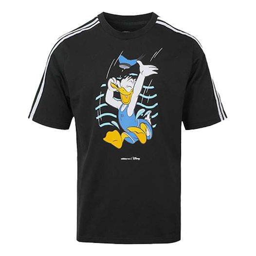 Тениска adidas Originals Donald Duck Sports Short Sleeve T-Shirt Черно | GJ5647