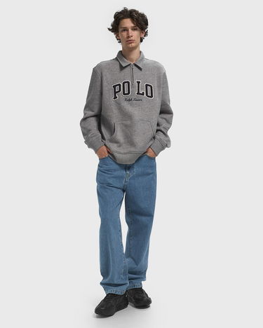 Суитчър Polo by Ralph Lauren Polo Ralph Lauren Fleece Quarter-Zip Sweatshirt Сиво | 710981150001, 2