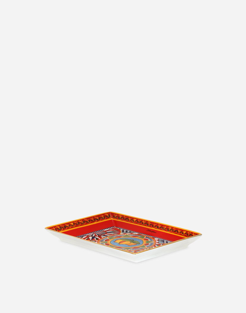 Домашен декор Dolce & Gabbana Dolce & Gabbana Decorative Porcelain Trinket Dish Многоцветен | TCC199TCAMSUC063