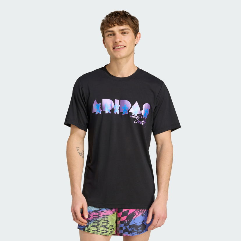Тениска adidas Performance adidas x Jeremy Scott Graphic Tee Черно | JL7620