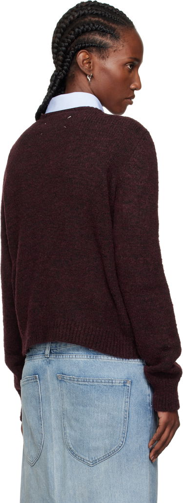 Пуловер Maison Margiela Maison Margiela Crewneck Sweater Бургунди | S51HL0026 M13154, 2