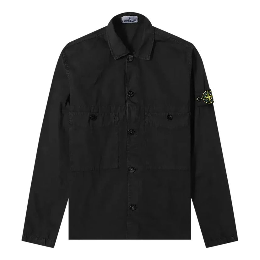Риза Stone Island Two Pocket Overshirt Черно | 7415110WN-V0129