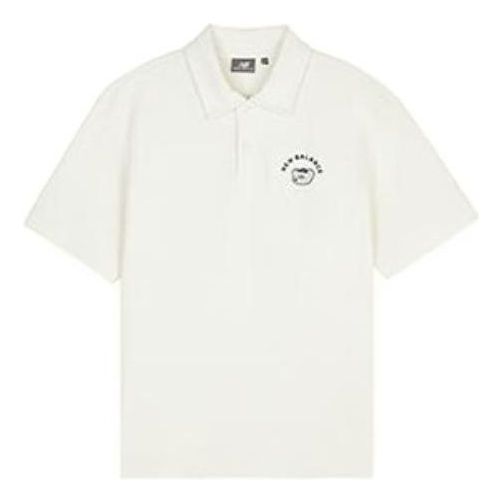 Поло тениска New Balance Graphic Polo Shirt Бяло | 5FD26231-IV, 0