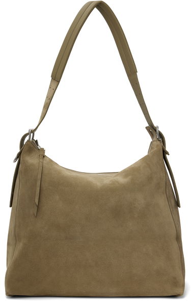 Чанта през рамо LEMAIRE Lemaire Belted Suede Shoulder Bag Зелено | BG0144 LL0125, 0
