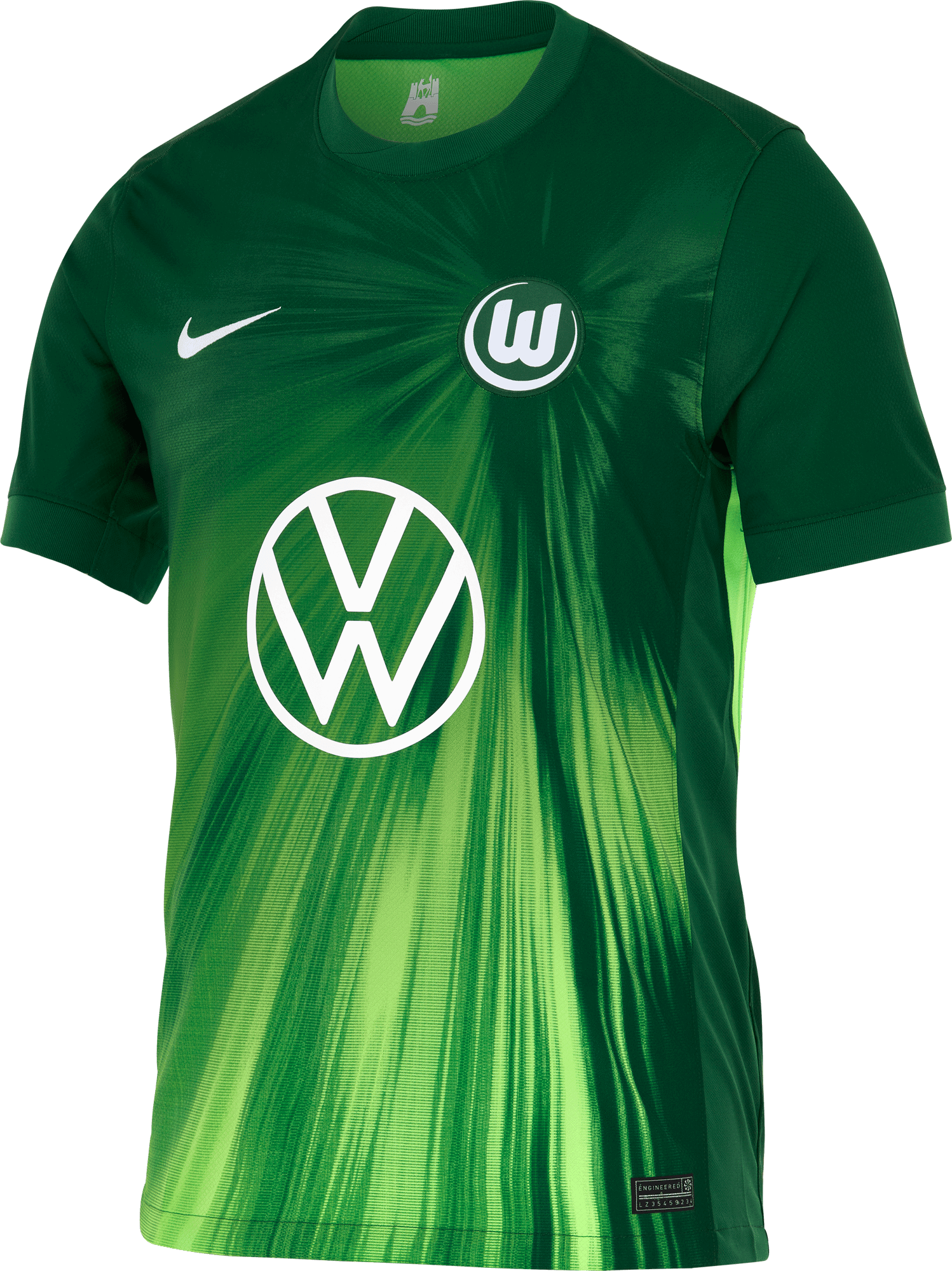Фланелка Nike Nike VfL Wolfsburg 2025/26 Home Stadium Jersey Зелено | hq1562-341, 0