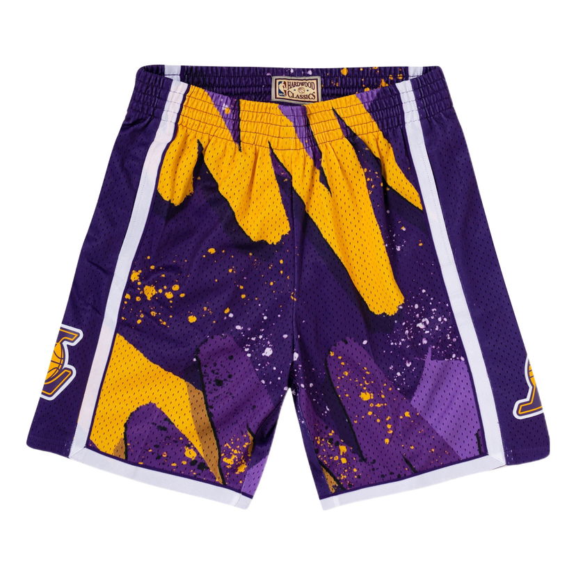 Къси панталони Mitchell & Ness Mitchell & Ness NBA Los Angeles Lakers Hyper Hoops Swingman Shorts Лилаво | PFSW1254-LAL09PPPDKPR