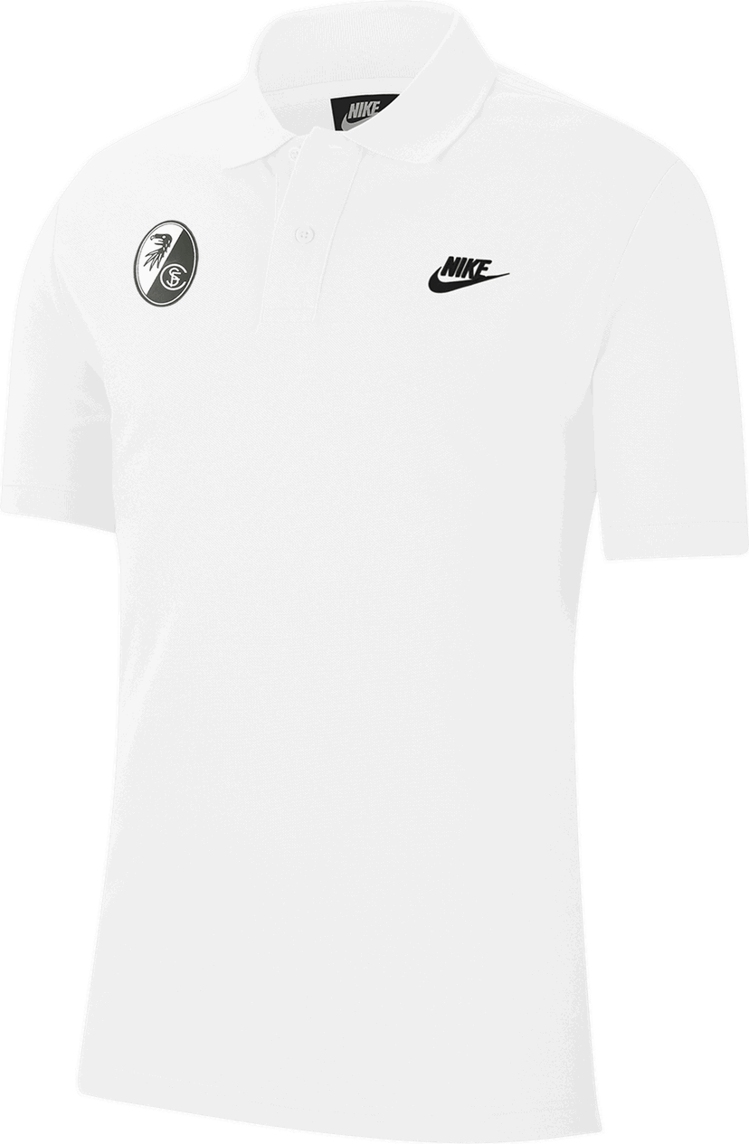 Поло тениска Nike SC Freiburg Polo shirt Бяло | 5scfcj4456-100