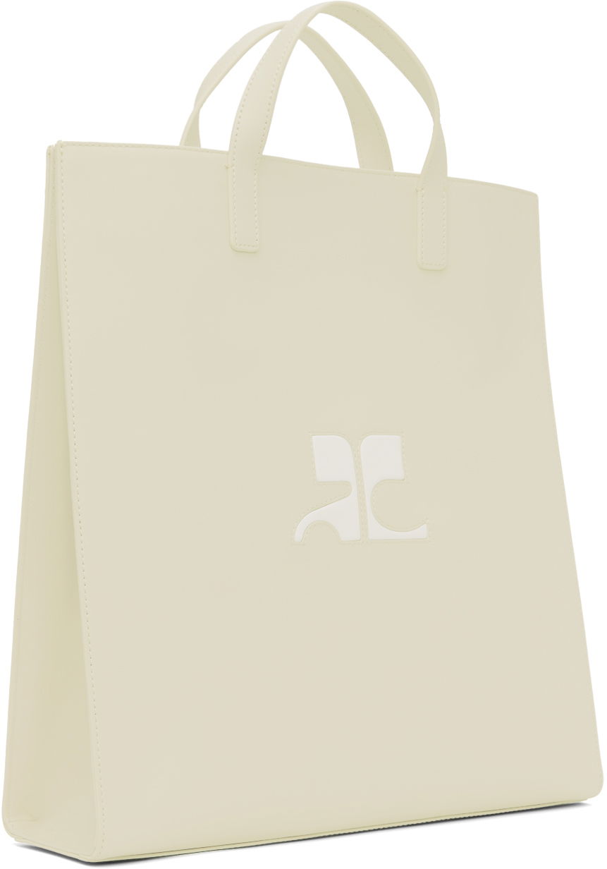 Голяма пазарска чанта Courrèges Courrèges Heritage Tote Bag Бяло | 124GSA087CR0027, 1
