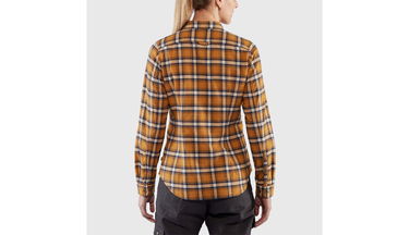 Риза FJÄLLRÄVEN Ovik Flannel Shirt Бургунди | F89833-410-021, 4