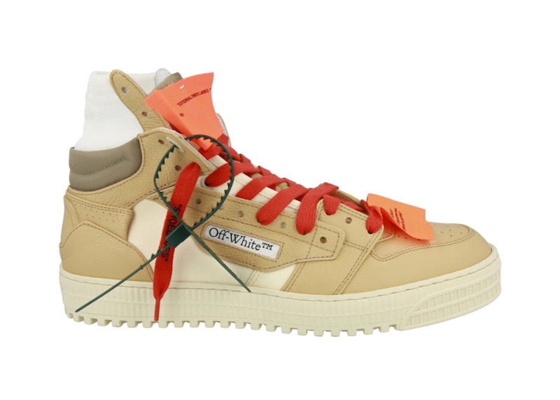 Кецове и обувки Off-White 3.0 Off Court High-Top Latte Beige Бежово | OMIA065S22LEA0030461, 0