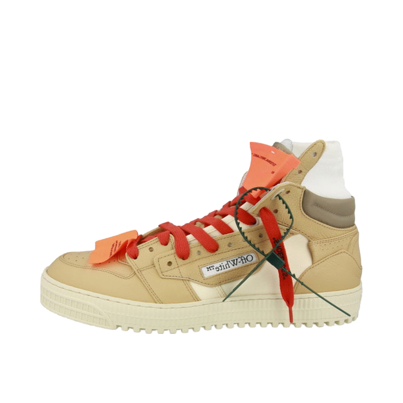 Кецове и обувки Off-White 3.0 Off Court High-Top Latte Beige Бежово | OMIA065S22LEA0030461