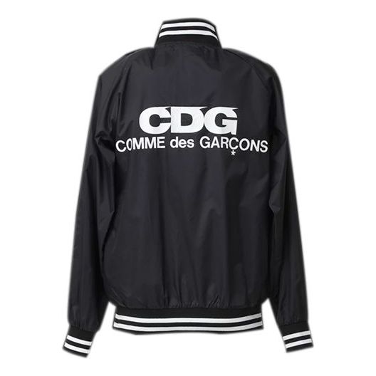 Яке бомбър Comme des Garçons COMME des GARCONS Varsity Jacket Черно | SZ-J006-051-1