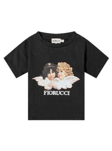 Съкратен топ Fiorucci Classic Angel Crop Tee Черно | W16TCRT2CBK