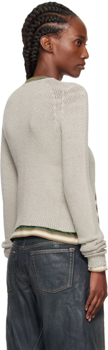 Пуловер Acne Studios Acne Studios Button-Up Cardigan Сиво | A60592-, 2